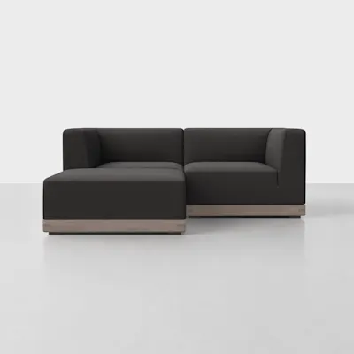 Carbon / Grey / 2 Seat + Ottoman