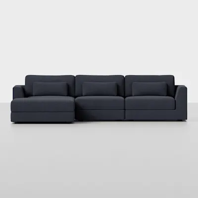 Dark Navy / 3 Seat + Ottoman