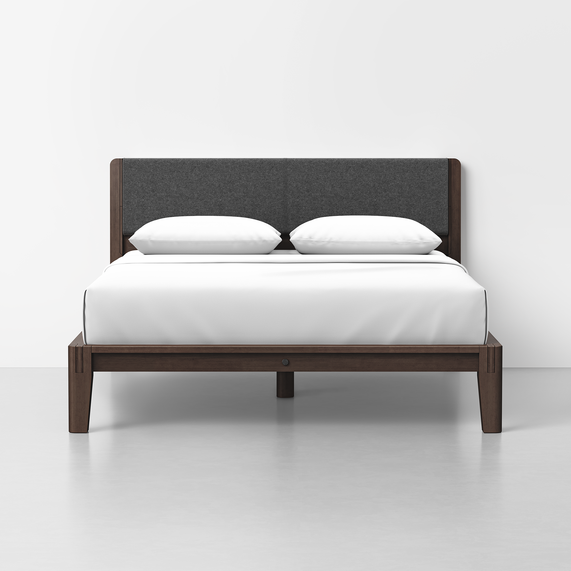 Queen / Heathered Charcoal / Espresso