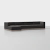Essential Modular Sofa - 4 Seat + Ottoman / Carbon / Grey - 1