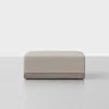 Essential Sectional Module (Ottoman / Natural / Grey) - Front