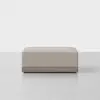 Essential Sectional Module (Ottoman / Natural / Grey) - Front