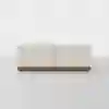 Essential L Sectional - Ivory / Walnut - 4