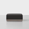 Essential Sectional Module (Ottoman / Carbon / Grey) - Front