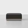 Essential Sectional Module (Ottoman / Carbon / Grey) - Front