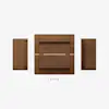 Pillar Coffee Table - Square / Walnut - 7