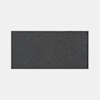 A rectangular sheet of dark gray felt material is displayed against a light gray background.