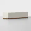 Essential Chaise Sectional - Left Arm Chaise / Ivory / Walnut - 3
