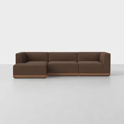 Tobacco / Walnut / Left Arm Chaise