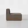 Essential Sectional Module (Armless / Mocha / Walnut) - Side