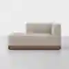 Essential Sectional Module (Left Arm Chaise / Natural / Walnut) - Side