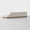 Essential Island Chaise Sectional - Left Arm Chaise / Ivory / Walnut - 3