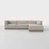 Essential L Island Sectional - Right Arm Island / Natural / Grey - 1