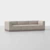 Essential Modular Sofa - 3 Seat / Natural / Grey - 1