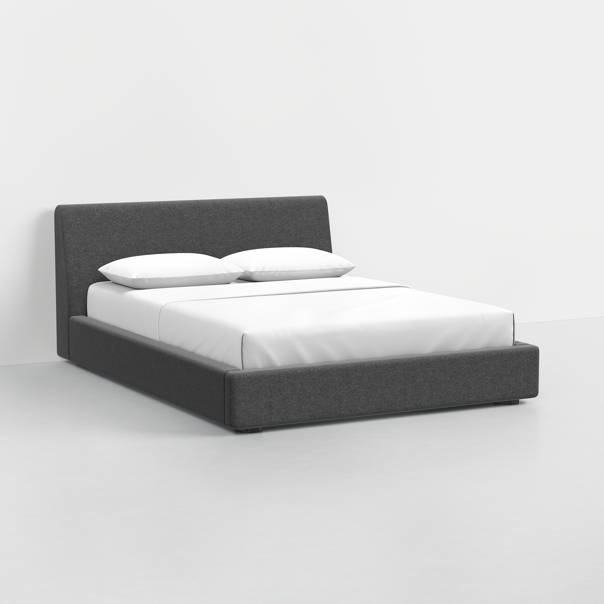 King / Heathered Charcoal / Headboard