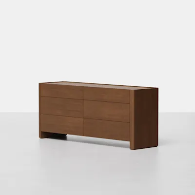 Walnut / 6-Drawer