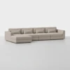 Signature Storage Sectional (4 Seat / Natural) - Front