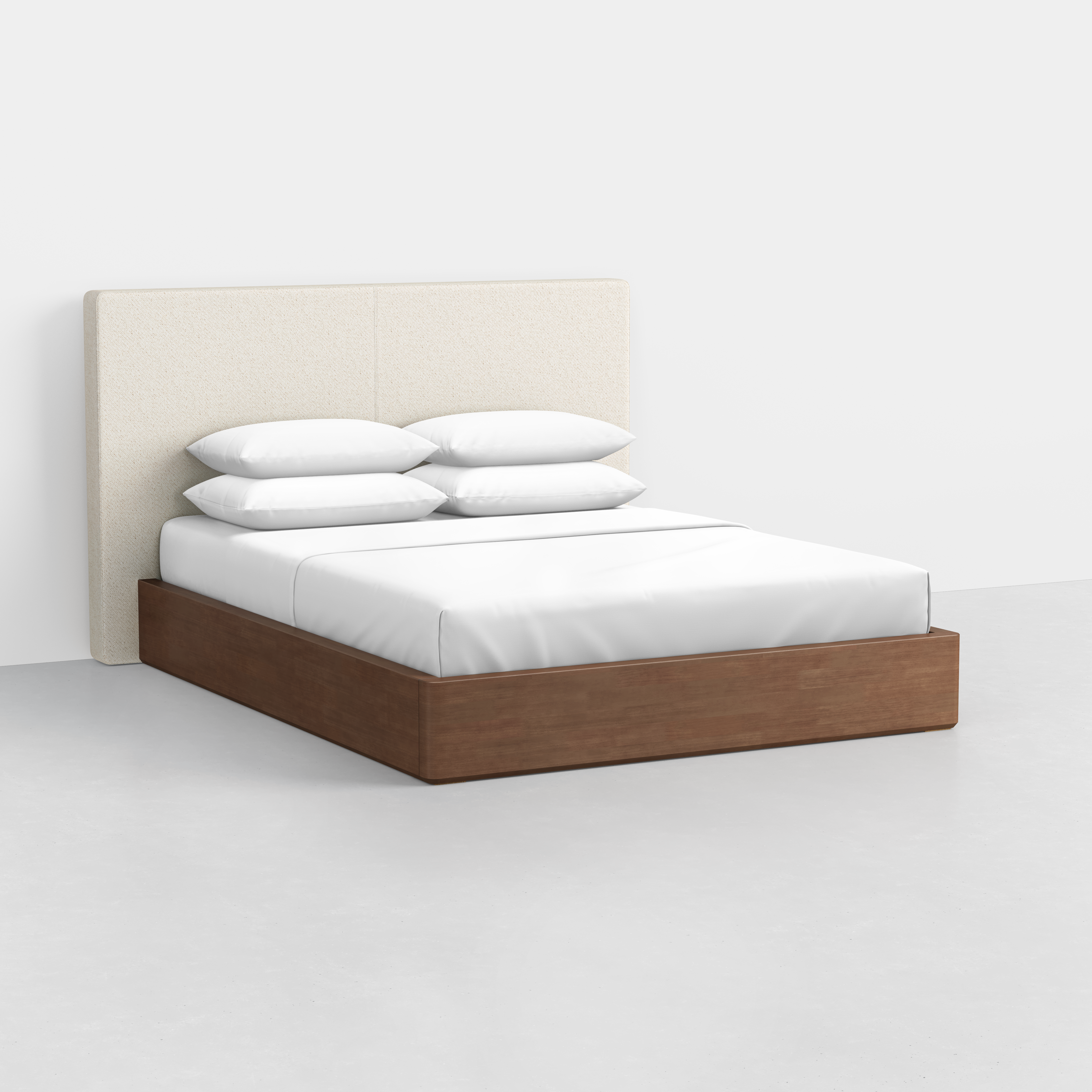 Queen / Ivory / Walnut