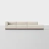 Essential Island Sofa - 3 Piece Right Arm Island / Ivory / Grey - 1