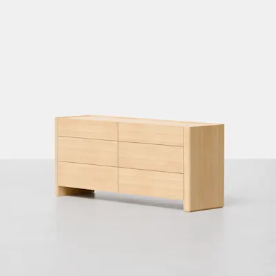 Natural / 6-Drawer