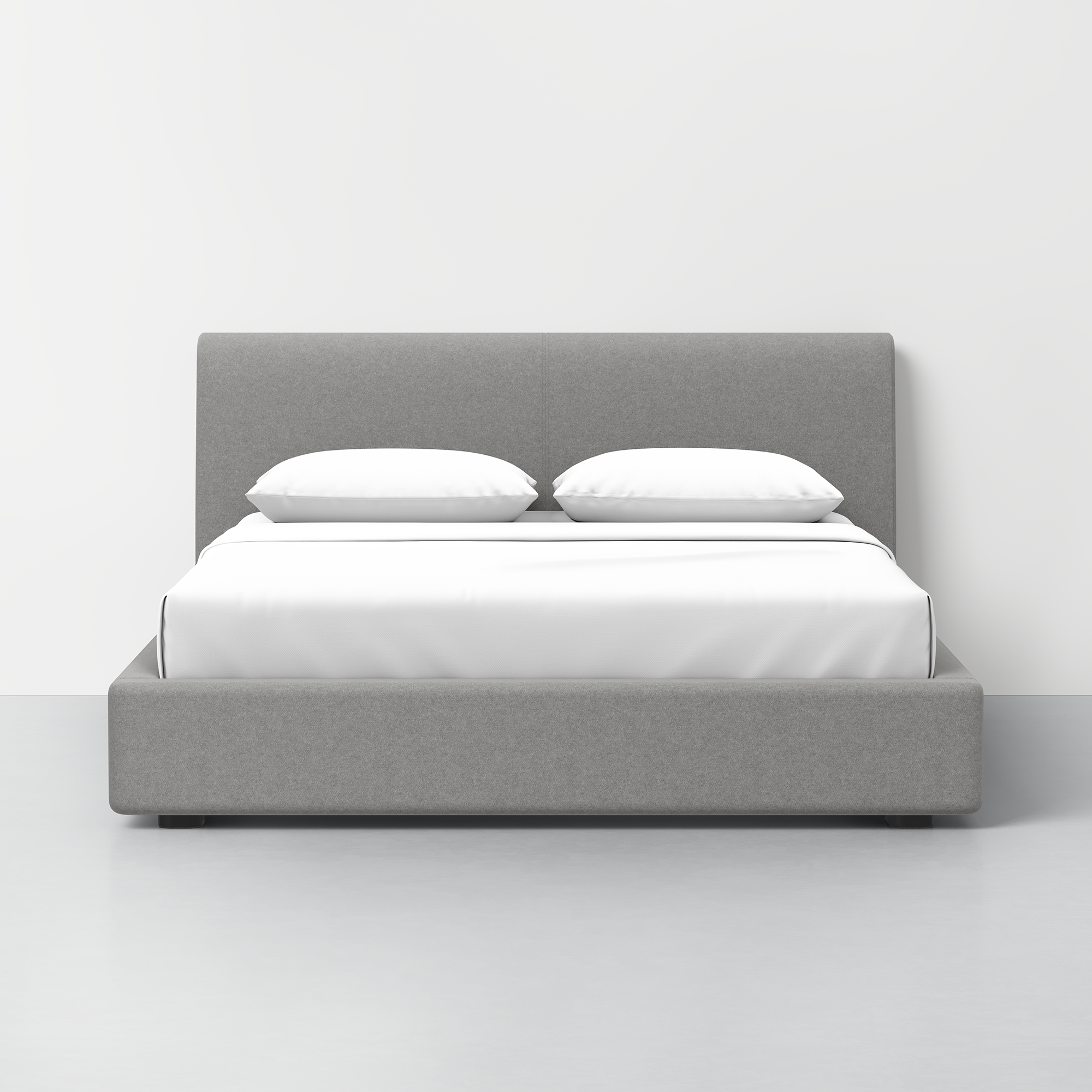 Queen / Heathered Grey / Headboard