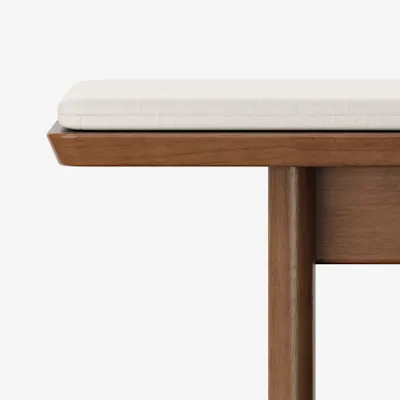60" / Alabaster / Walnut