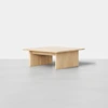 Pillar Coffee Table - Square / Natural - 1
