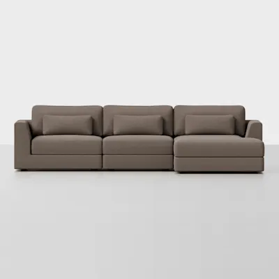 Mocha / Right Arm Chaise
