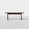 Pillar Bench (Espresso / 48 in) - Front