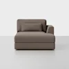 Signature Sectional Modules - Right Arm Chaise / Mocha - 1