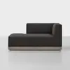 Essential Sectional Module (Left Arm Chaise / Carbon / Grey) - Side