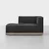 Essential Sectional Module (Left Arm Chaise / Carbon / Grey) - Side