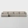Signature Storage Sectional (4 Seat / Natural) - Front