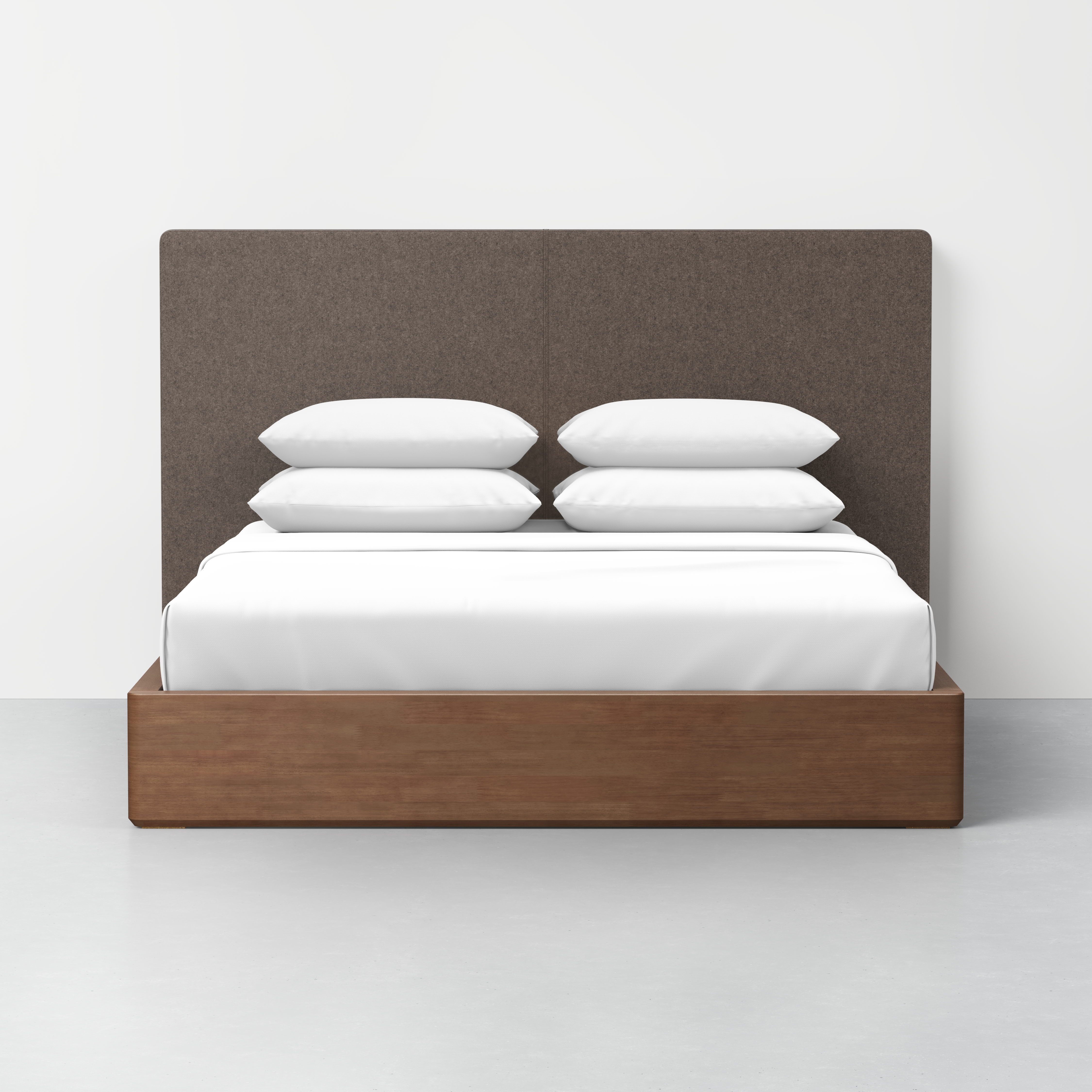 King / Heathered Mocha / Walnut