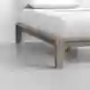 Classic Bed (Twin / Grey / Alabaster) - Foot Detail