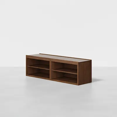 Walnut / 2 Shelves