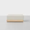 Essential Sectional Module (Ottoman / Ivory / Natural) - Front