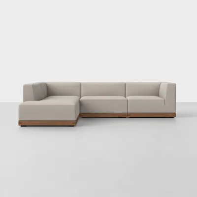 Natural / Walnut / Left Arm Island
