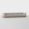 Essential Modular Sofa - 4 Seat / Natural / Walnut - 2