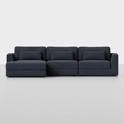 Dark Navy / Left Arm Chaise