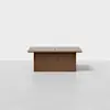 Pillar Coffee Table - Square / Walnut - 3