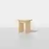 Pillar Stool Cushion (Alabaster) - Angled