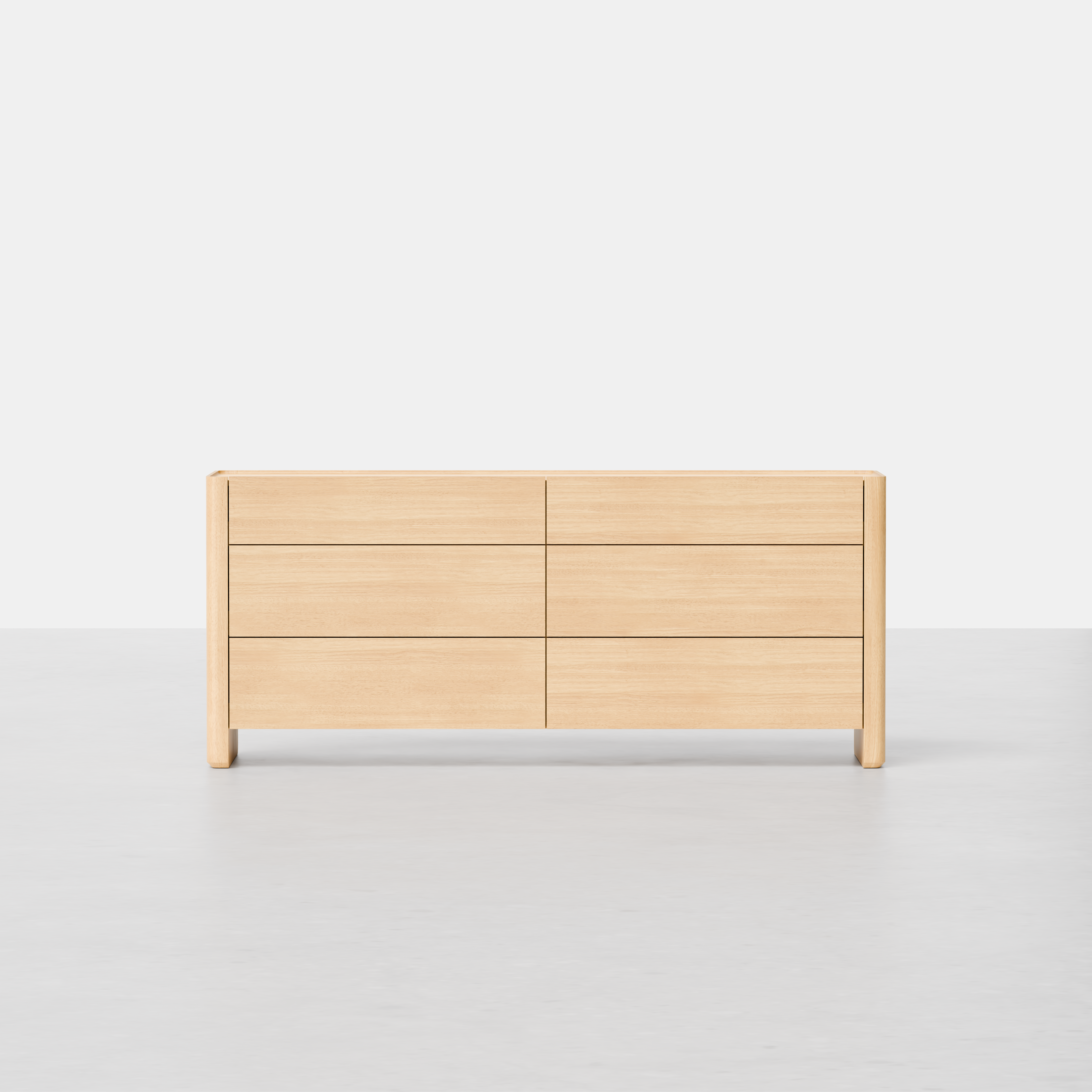 Natural / 6-Drawer