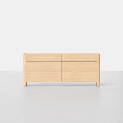 Natural / 6-Drawer