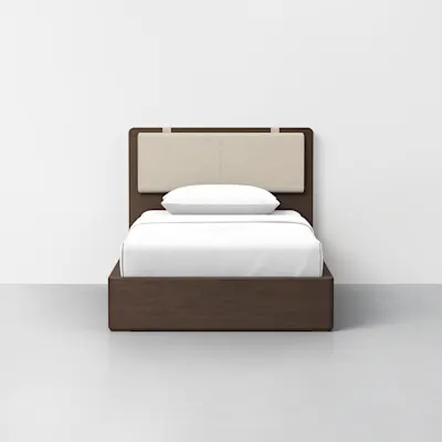 Twin / Heathered Oatmeal / Espresso