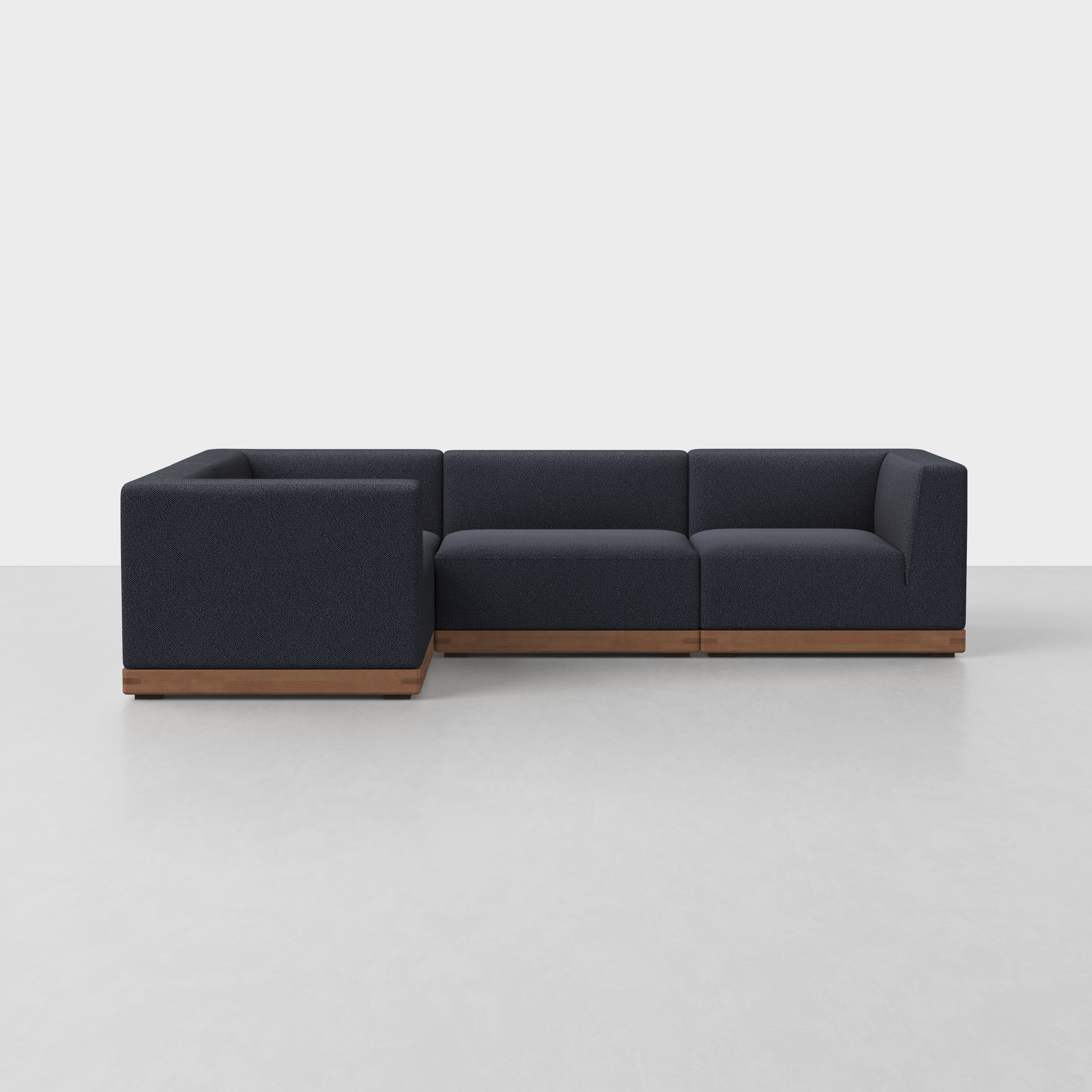 Dark Navy / Walnut