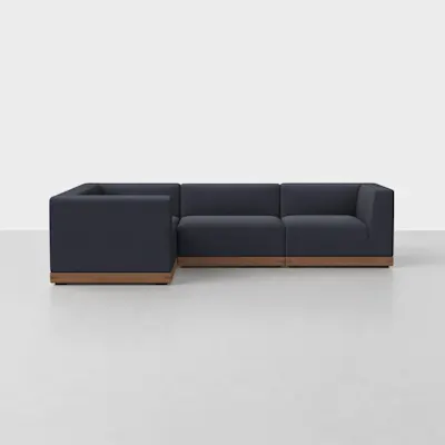 Dark Navy / Walnut