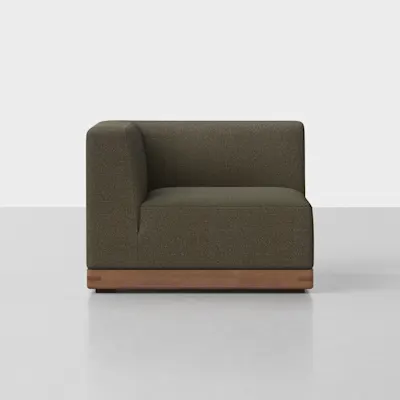 Dark Olive / Walnut / Corner