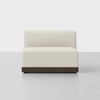 Ivory / Espresso / Armless