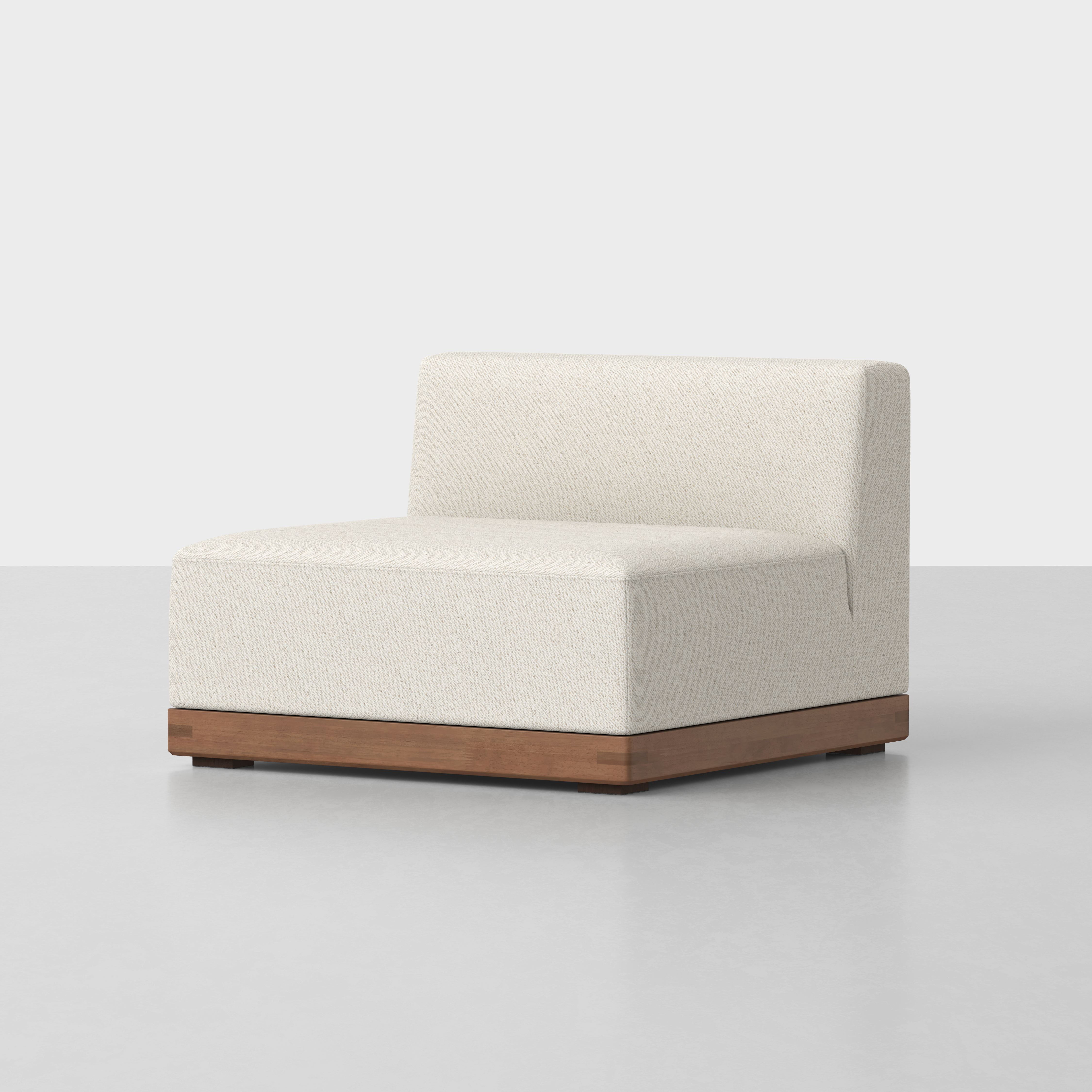 Ivory / Walnut / Armless